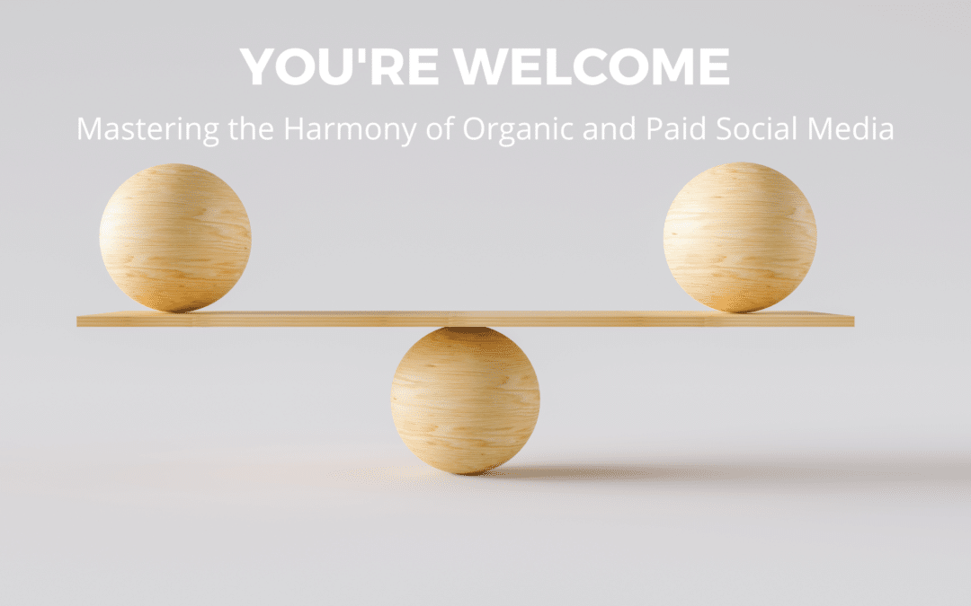 You’re Welcome Series💋: Episode 4-Mastering the Harmony of Organic and Paid Social Media 🌟